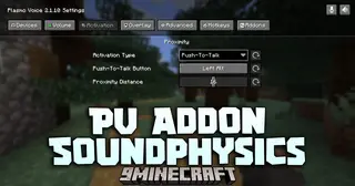 Pv Addon Soundphysics Mod (26.2, 1.20.1) – Hear Your Friends Echo Inside Deep