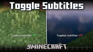 Toggle Subtitles Mod (26.2, 1.20.1) – Turn Subtitles ON/OFF Using Keybinds