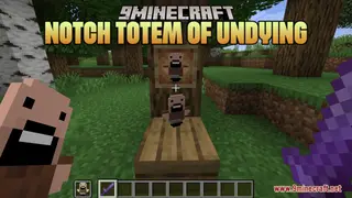 Notch Totem of Undying Resource Pack (1.21.11, 1.21.1) – Tiny Figure of Notch