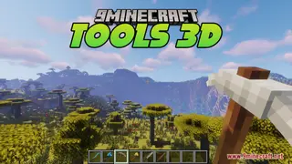 Tools 3D Resource Pack (1.21.11, 1.20.1) – Chunky 3D Models for Realistic