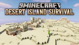 Desert Island Survival Map (26.2, 1.20.1) – Fight Dehydration on a Stranded Island