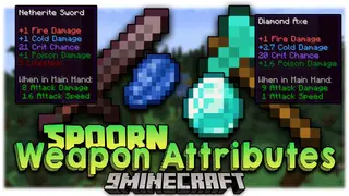 Spoorn Weapon Attributes Mod (26.2, 1.20.1) – Randomized Weapon Attributes