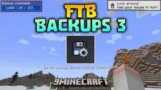 FTB Backups 3 Mod (26.1.2, 1.21.1) – Never Lose Your Hard Work to Game Crashes