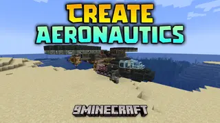 Create Aeronautics Mod (1.21.1) – Build and Fly Custom Mechanical Airplanes