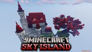 Sky Island Map (26.2, 1.20.1) – Claim a Majestic Floating Castle Above the Clouds