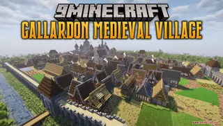 Gallardon Medieval Village Map (26.2, 1.20.1) – Historical French Town