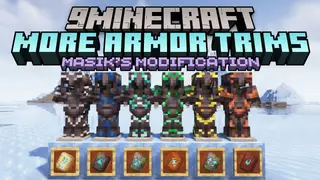 More Armor Trims Mod (26.2, 1.20.1) – Rare Armor Trim Patterns