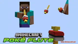 Poké Flute Resource Pack (1.21.1) – 3D Poke Flutes and Nostalgic Custom Tunes