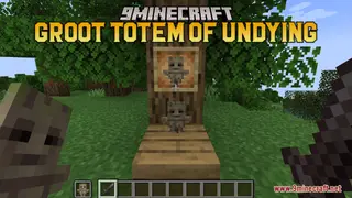 Groot Totem of Undying Resource Pack (1.21.11, 1.21.1) – Your Little Tree Character