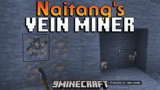 Naitangs Vein Miner Addon (26.x, 1.21) – Break Connected Ores And Trees With One Click