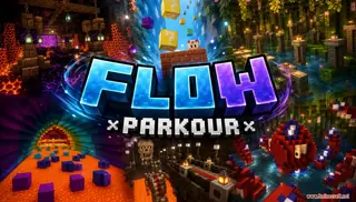 Flow Parkour Map (26.2, 1.20.1)- A Thrilling Challenge