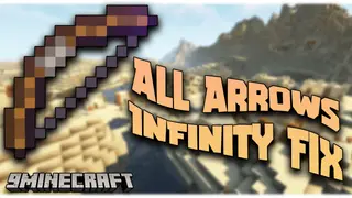 All Arrows Infinity Fix Mod (26.2, 1.21.1) – Using "Infinity" with All Arrows