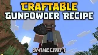 Craftable Gunpowder Recipe Mod (26.1.2, 1.20.1) – Make Gunpowder With Easy Recipe