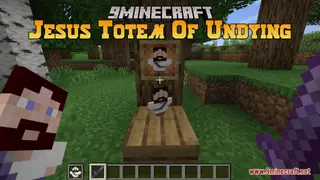 Jesus Totem of Undying Resource Pack (1.21.11, 1.21.1) – A Peaceful Touch To Your Game