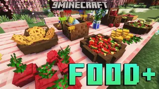 Food Plus Addon (26.x, 1.21) – Add Burgers Pizza And Sushi To Your Survival World