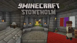 Stoneholm Mod (26.2, 1.20.1) – Underground Villages, Love Villages