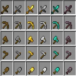 Tiny PVP Swords and Tools