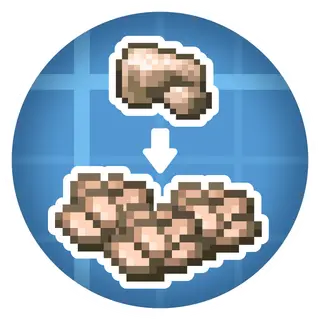 Create more crushed ores