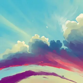 sky overlay day night