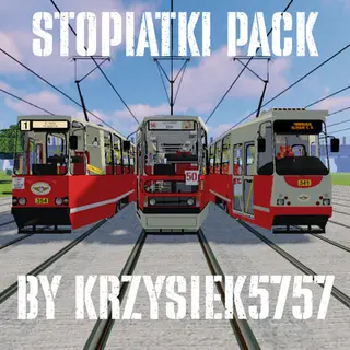 Stopiatki Tram Pack by Krzysiek5757 [Immersive Railroading]