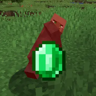 Villagers Drop Emeralds on Death