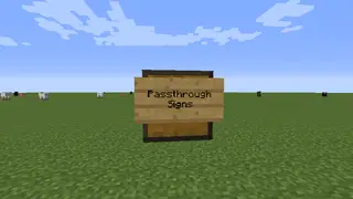 Passthrough Signs