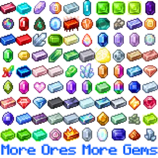 More Ores More Gems (Java Edition)