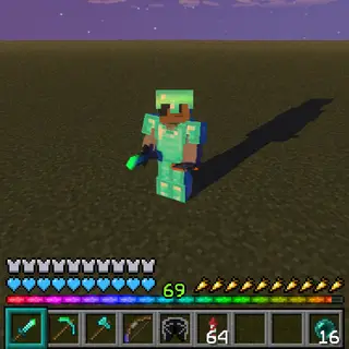 Rainbow XP bar by auragamerrz