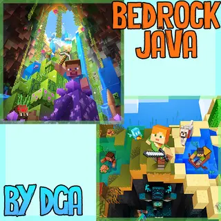 Minecraft Keyart Backgrounds by DGA