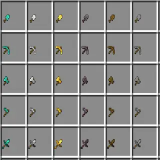 Tiny swords and tools