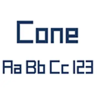 Cone Font
