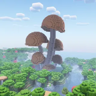 Giant Brown Mushroom