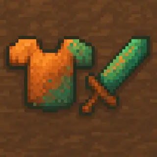 Aged Copper Gear