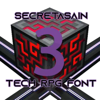SecretAsain Tech RPG Font [Font Too Complicated]