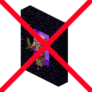 No More Piglin Portal Spawning