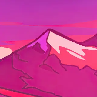 Sky colorful night in the mountains