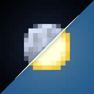 Rounded Sun and Moon