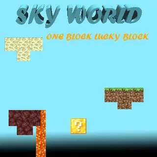 sky world. duckmaster's one block lucky block adventure