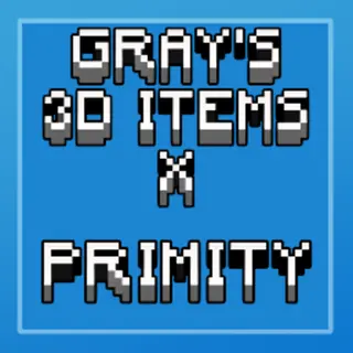 Gray's 3D items x Primity