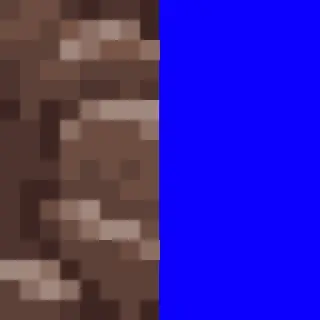Blue Visible Ancient Debris