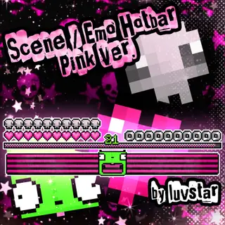 Luvstar's Scene / Emo Hotbar (Pink Ver.)