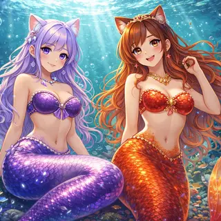 Cat Crew's Mermaid Craft