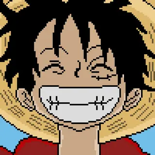 One Piece but in a block game