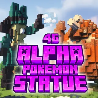 Alpha Pokemon Statue - 4G pack