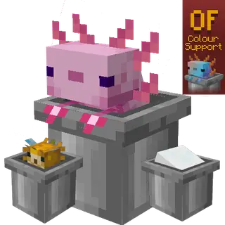 Alittl Axolotl & Friends- Animated 3D bucket friends! [Java Version]