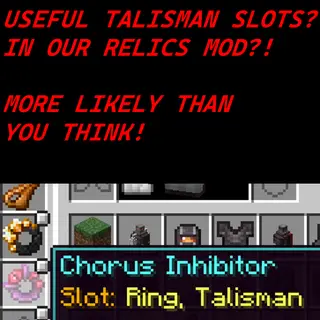 Relics Talisman "Fix"