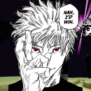 NAH I'D WIN (SATORU GOJO TOTEM)