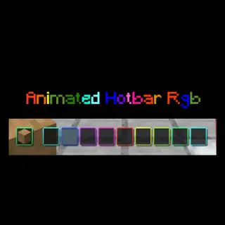 Animated Hotbar RGB
