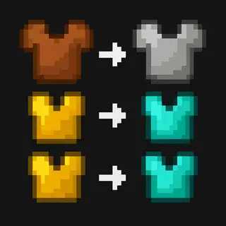 Leather-to-Diamond Armor Progression