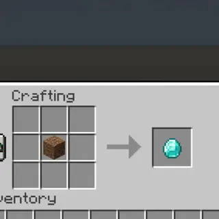 Dirt can be crafted into OP Items!